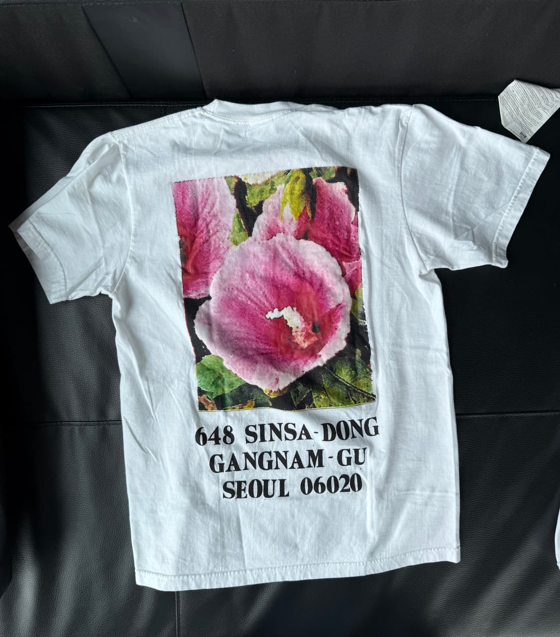 슈프림 서울 오프닝 파티 티셔츠 (유니섹스 S) 상품이미지2