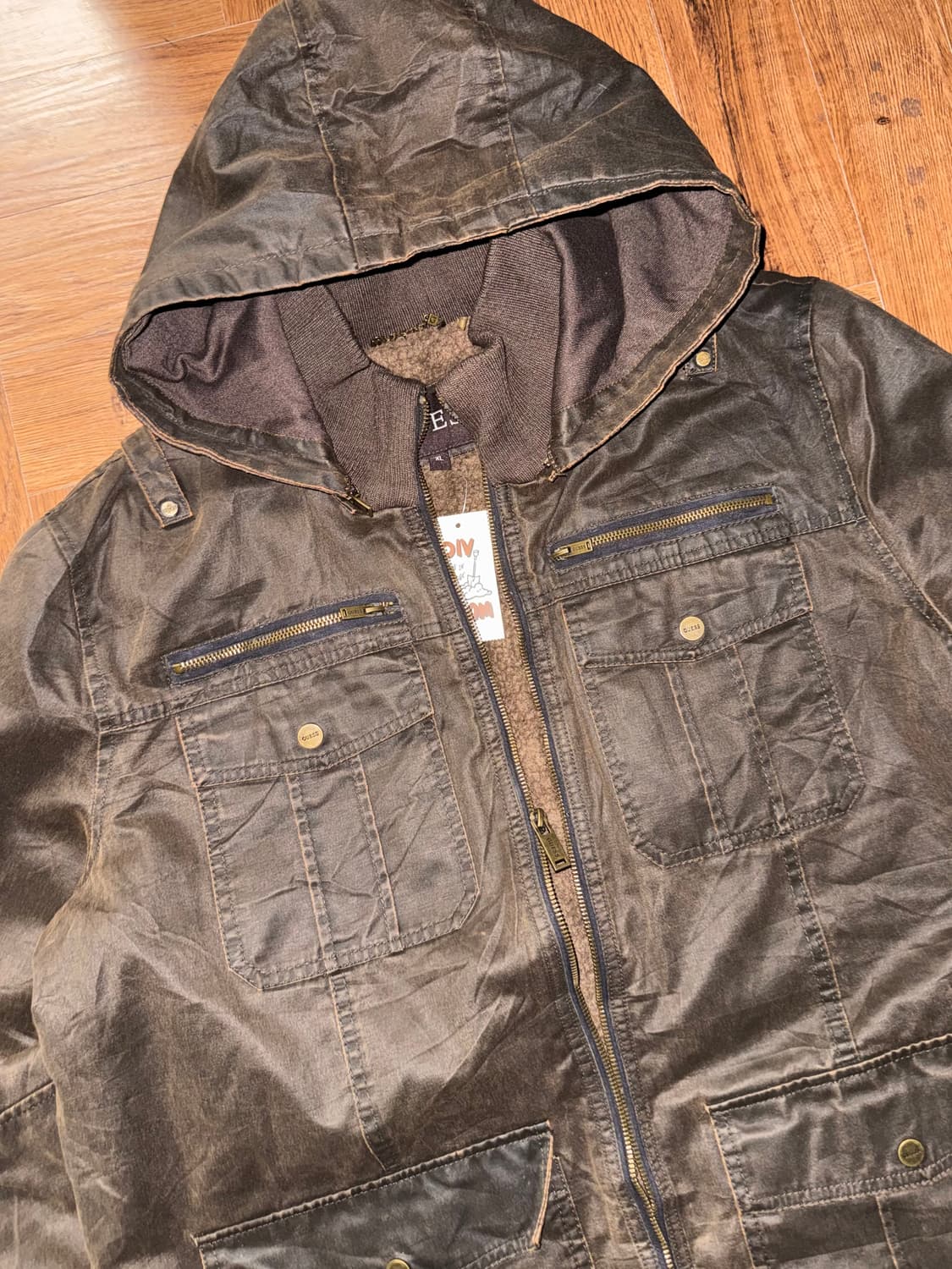 게스 헌팅 왁스자켓  상품이미지4