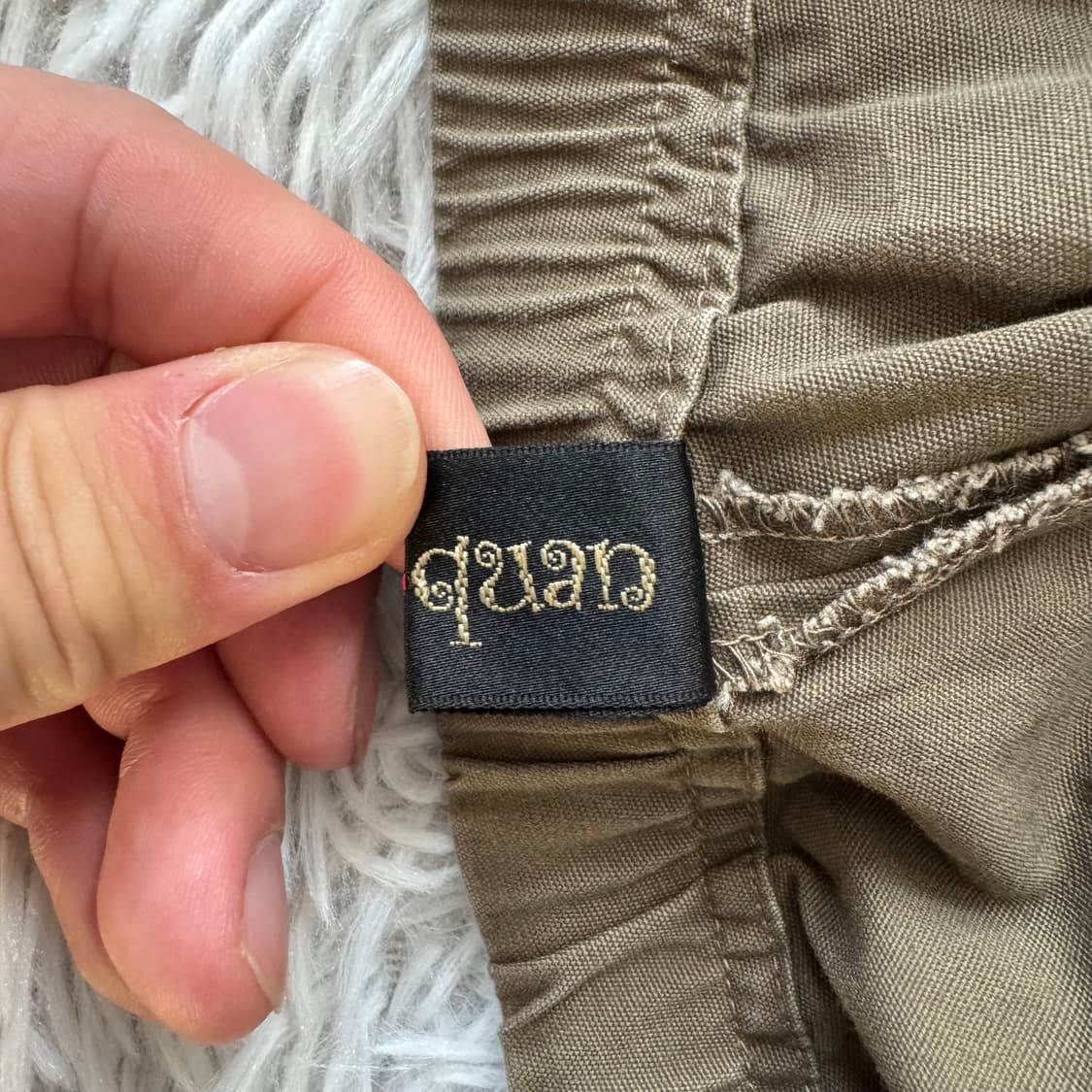 QUAN 일본빈티지 y2k 7부바지 y2k바지 노드바지 7부팬츠 M 30 상품이미지5