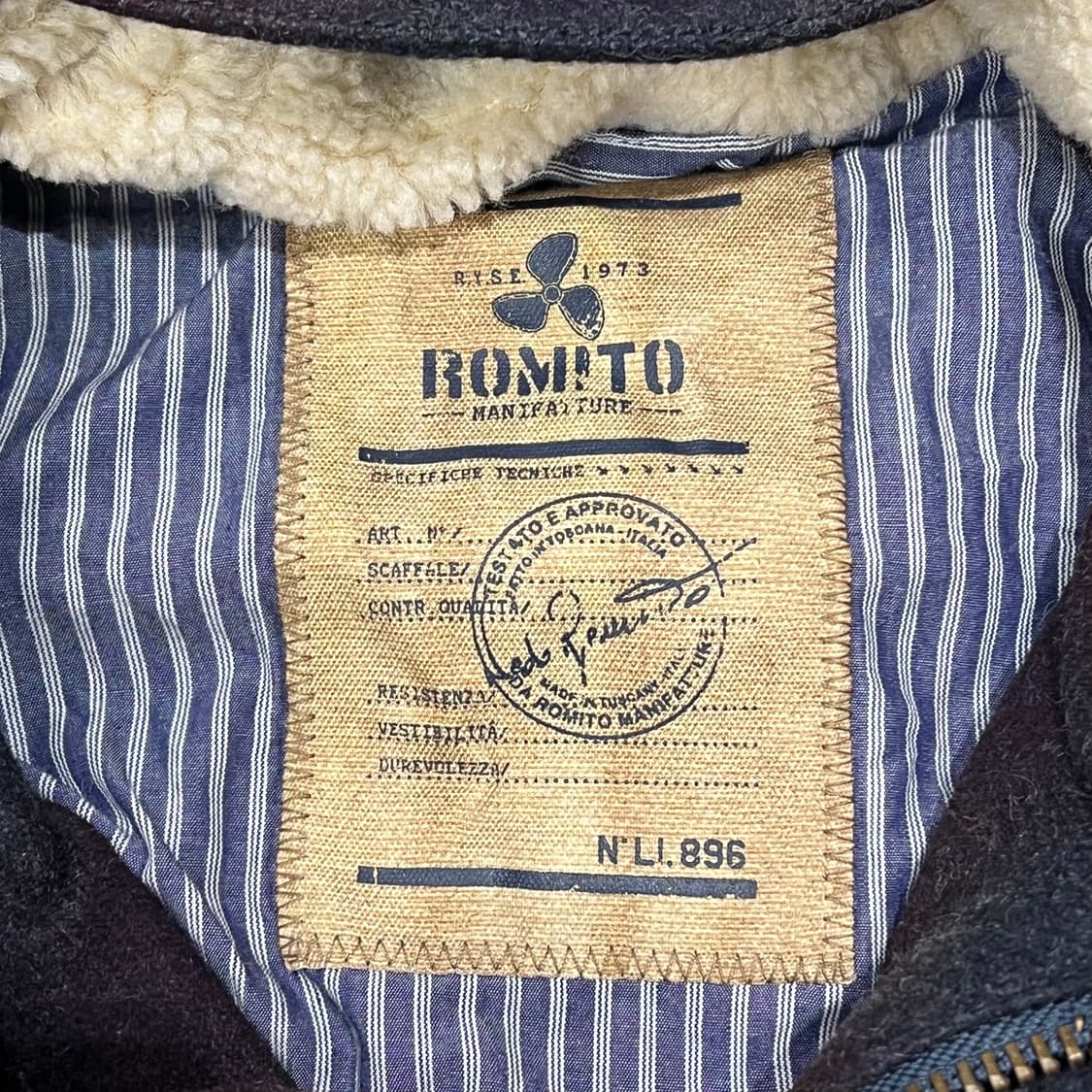 로미토 체크 울코트 s08951 상품이미지5