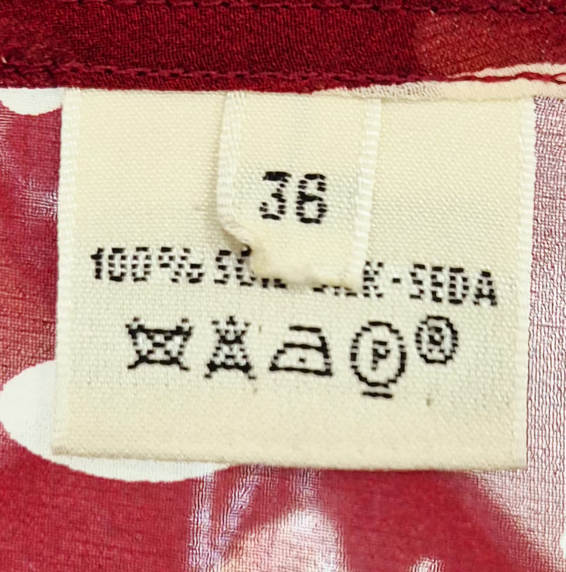 [중고명품셀렉트]에르메스 슬리브리스 실크 쉬폰 블라우스 36 상품이미지9