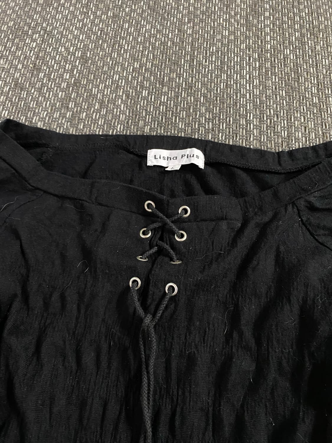 Mori Girl Lace Up Tee 모리걸  상품이미지6