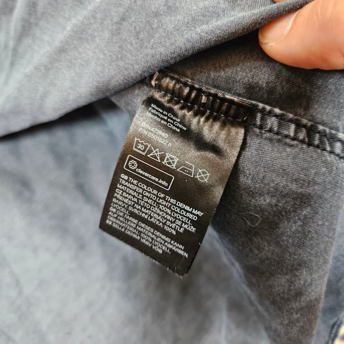 H&M Conscious 컬렉션 리오셀 워시드 반팔 셔츠 상품이미지7
