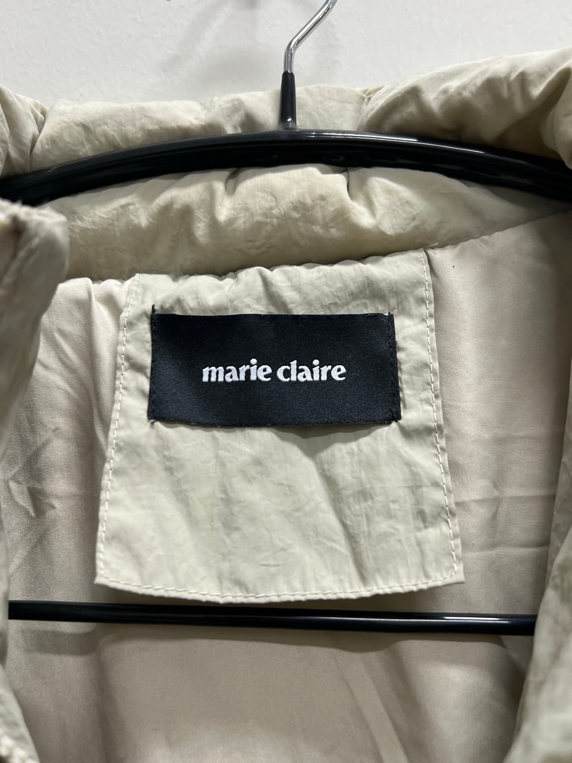 마리끌레르 우먼스 덕다운 롱패딩 베이지 상품이미지6