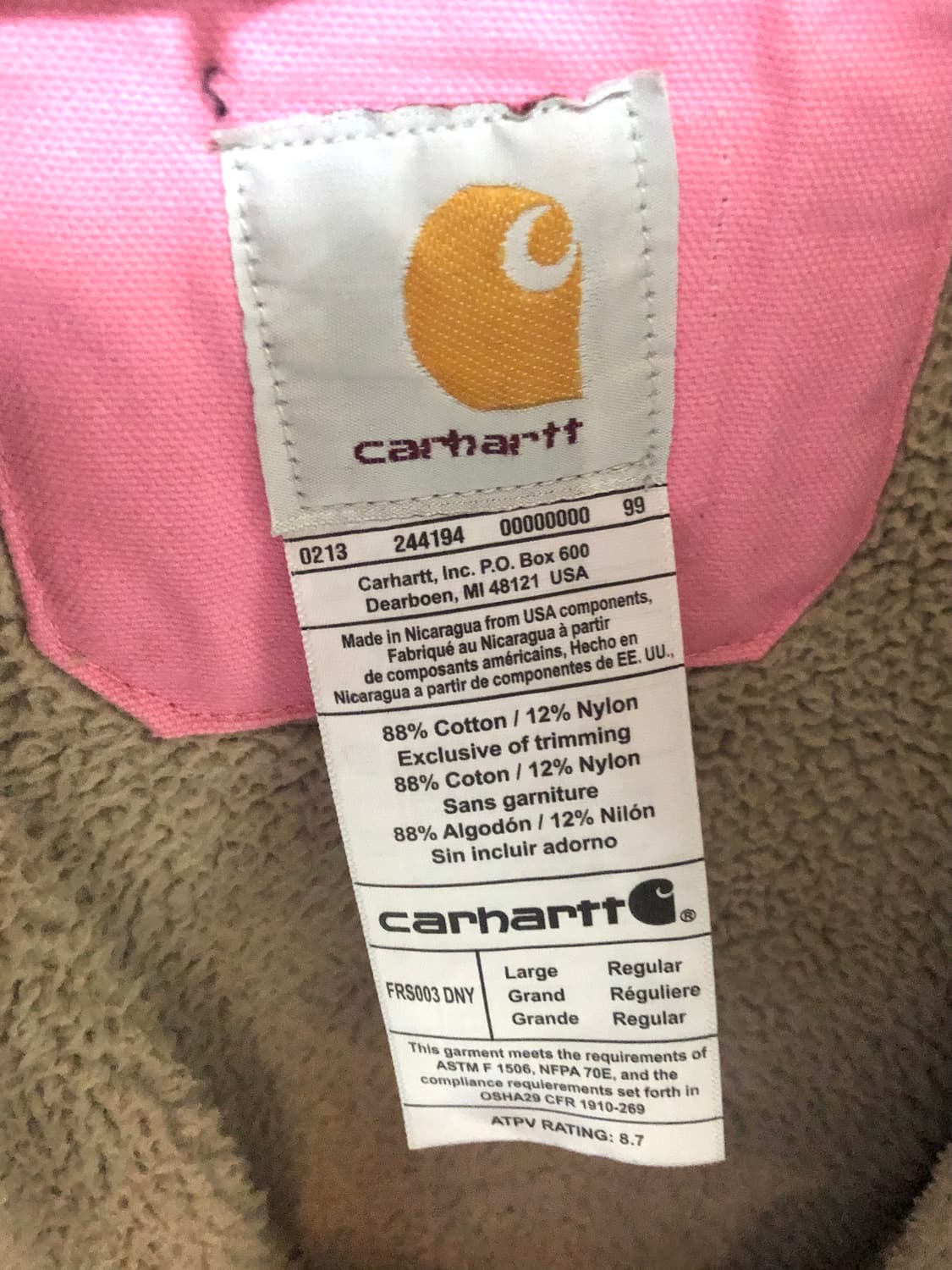 칼하트 자켓 (희귀) 상품이미지3