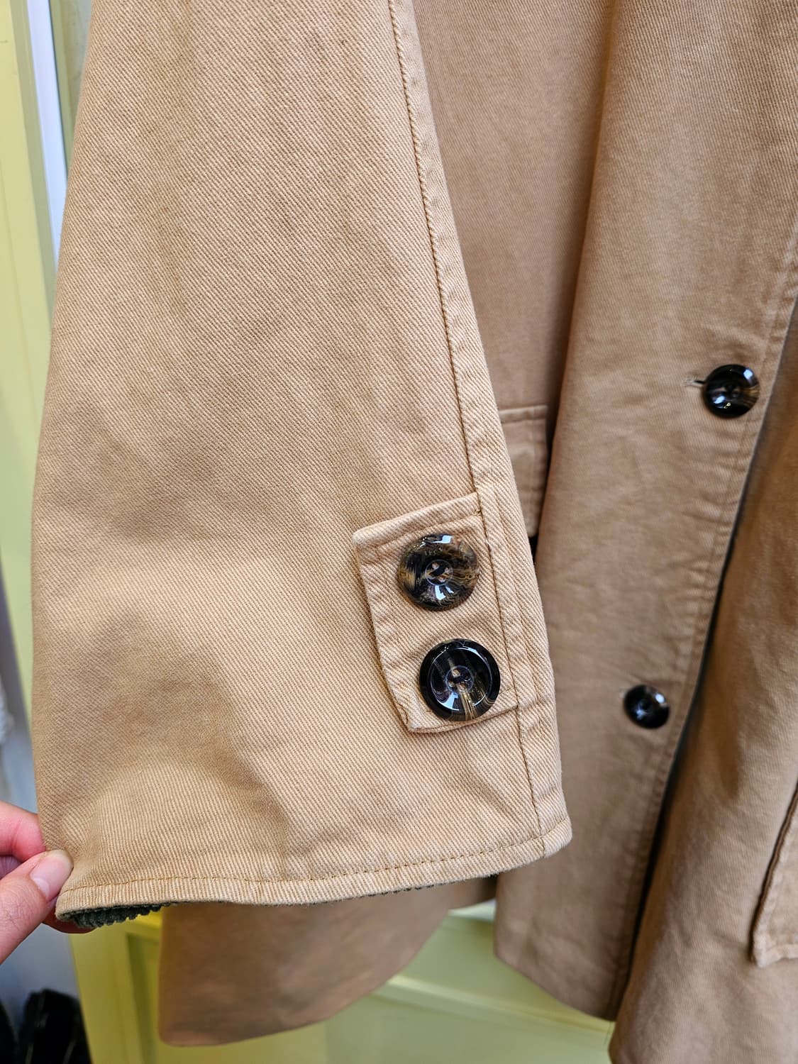 베이지 코듀로이 누빔 워크자켓 상품이미지4