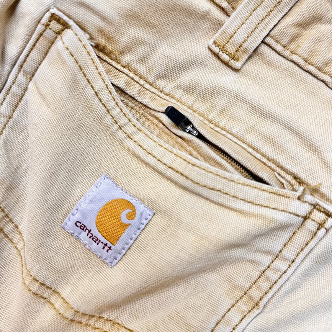 칼하트 릴렉스드 핏 더블니 워크팬츠 상품이미지6