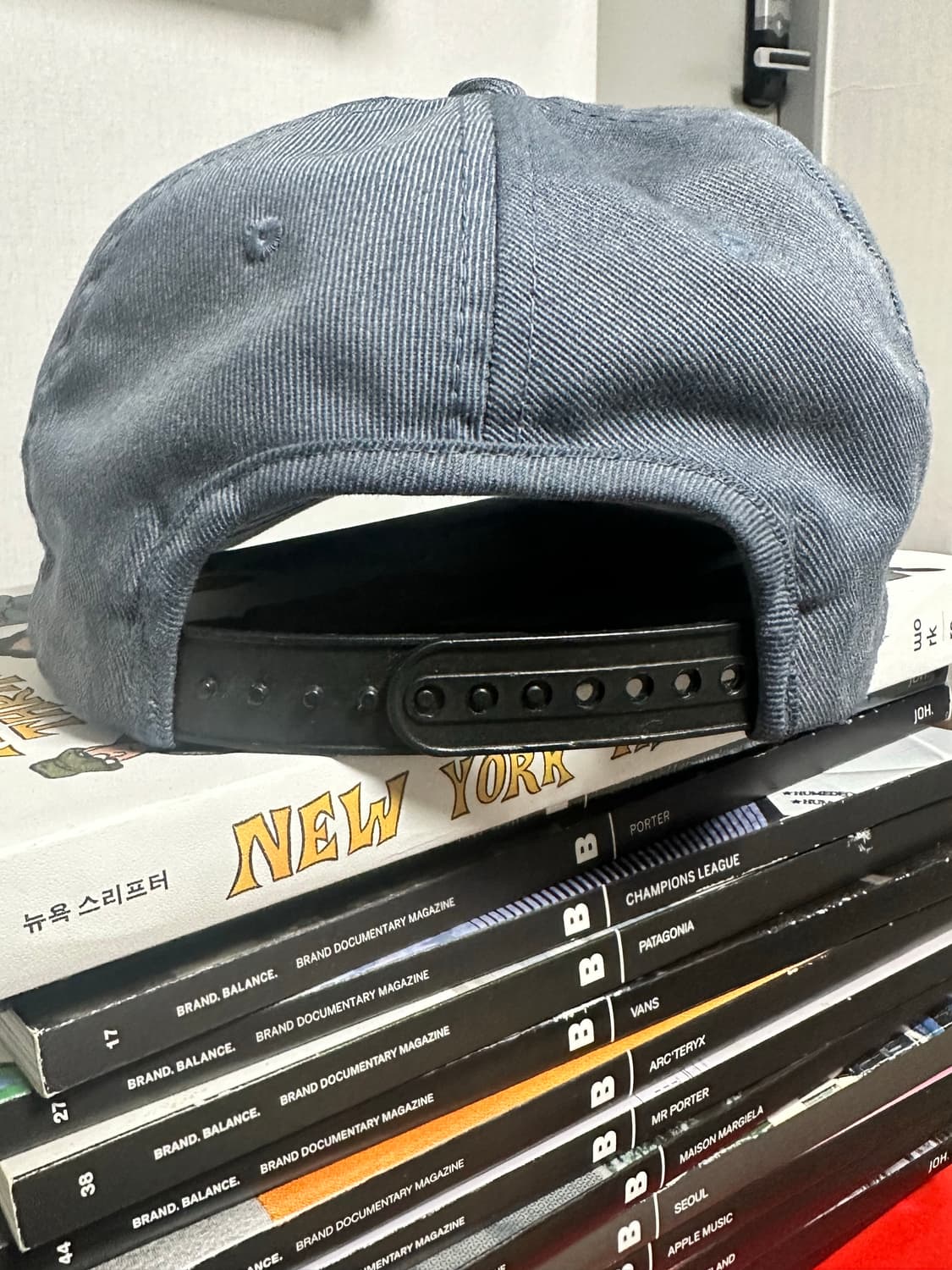 Tenderloin 오벌로고 트러커캡 블루 상품이미지3