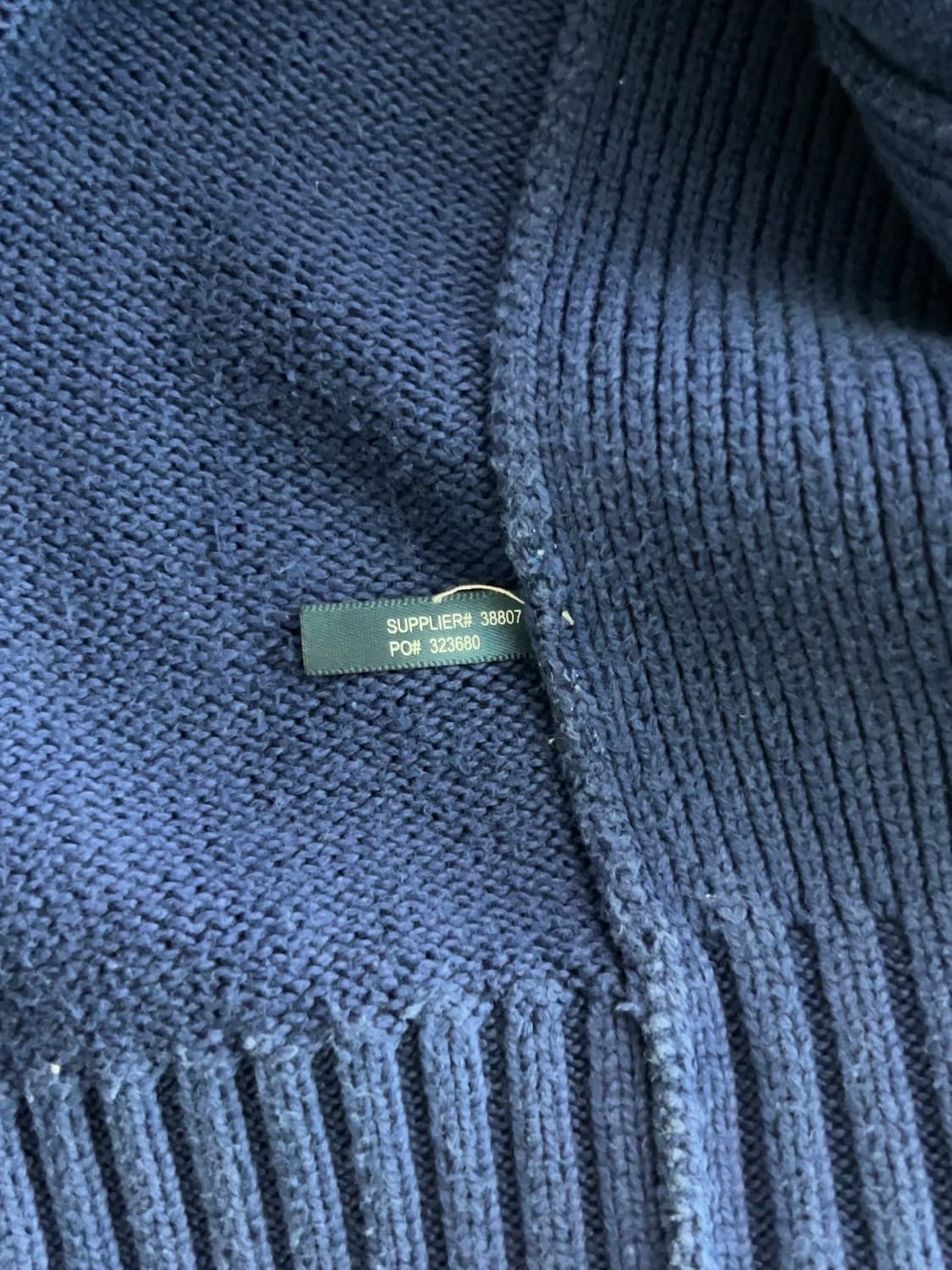 폴로 랄프로렌 투웨이 니트 집업 M 상품이미지6