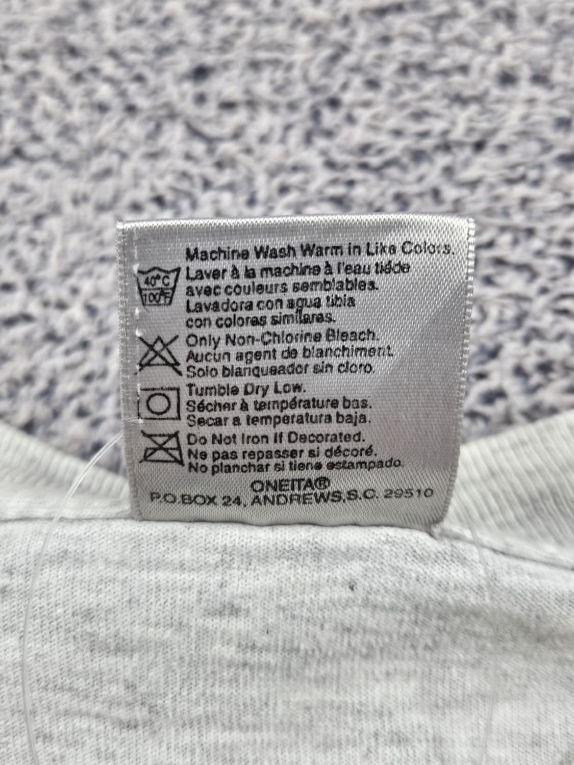 90's USA 오네이타 썬데이리버 싱글스티치 롱슬리브 (L)/11356 상품이미지9