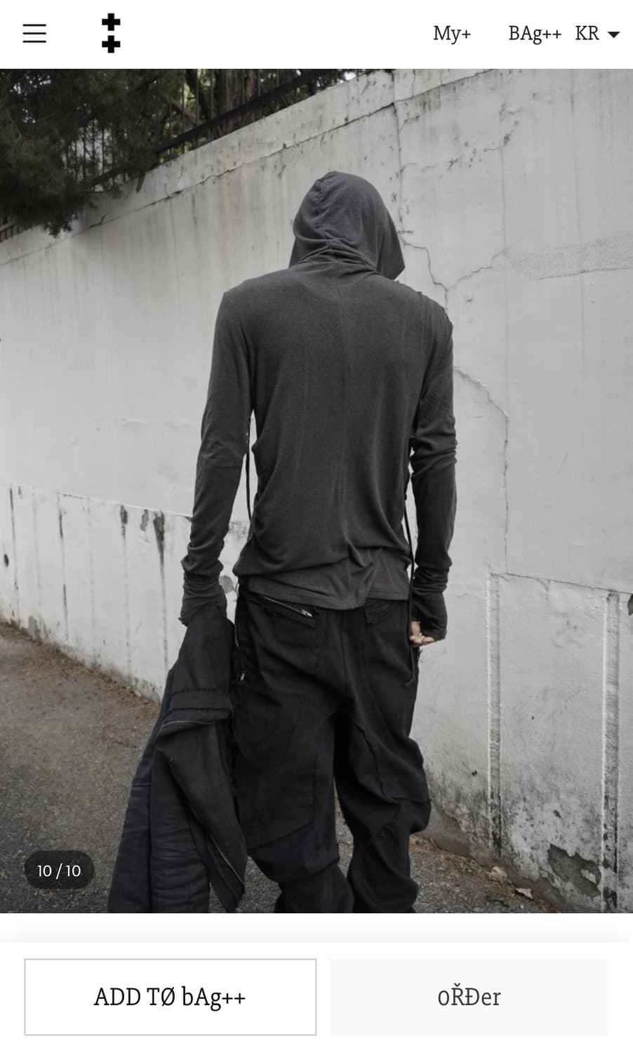 하르테올뎀 Hooded Fract Sleeve 상품이미지2