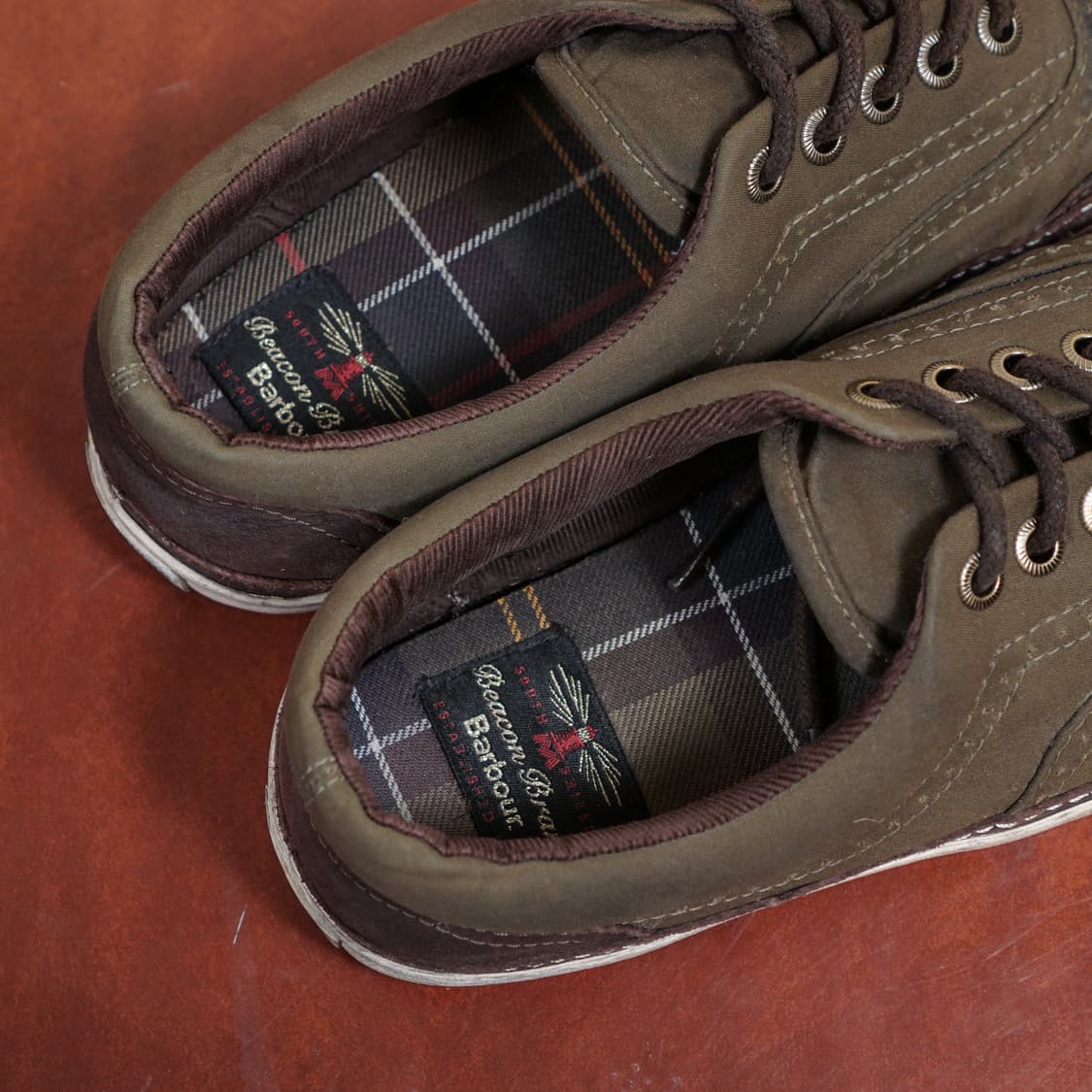 반스 X Barbour 에라 윙팁 스니커즈 상품이미지4