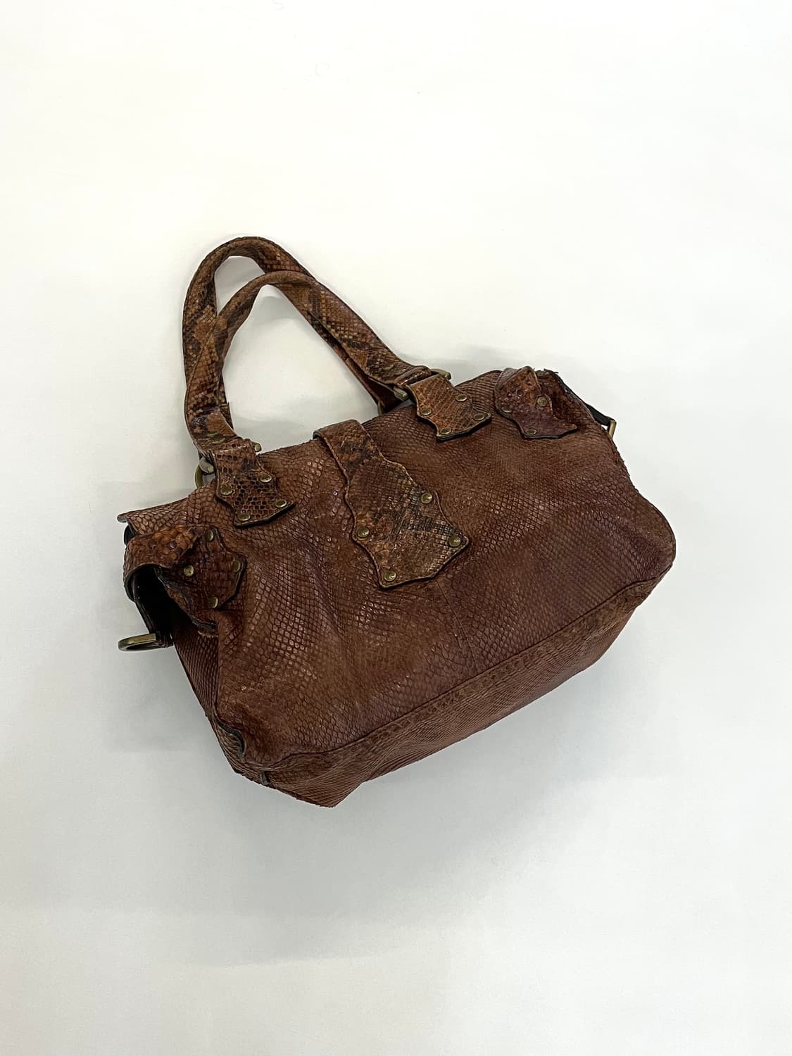 멀버리 파이톤 레더 록산느백 상품이미지9