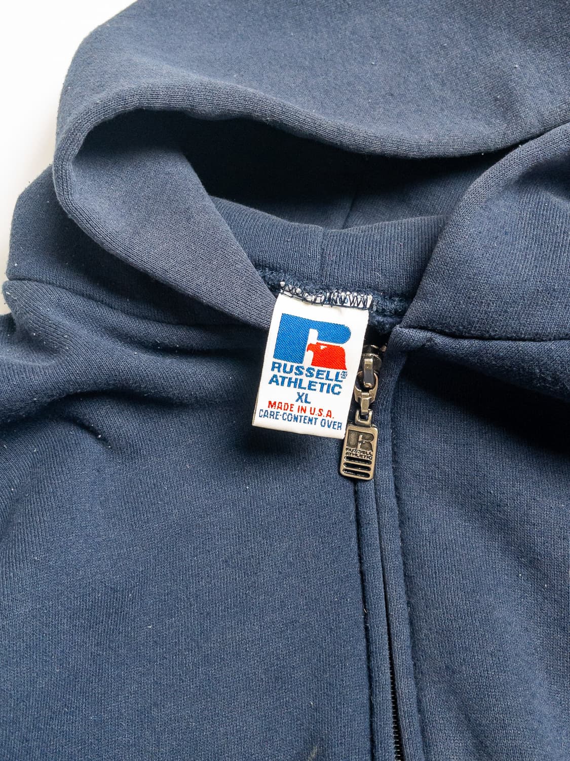 90s Russell Blank Hoodie Full Zip USA 상품이미지4