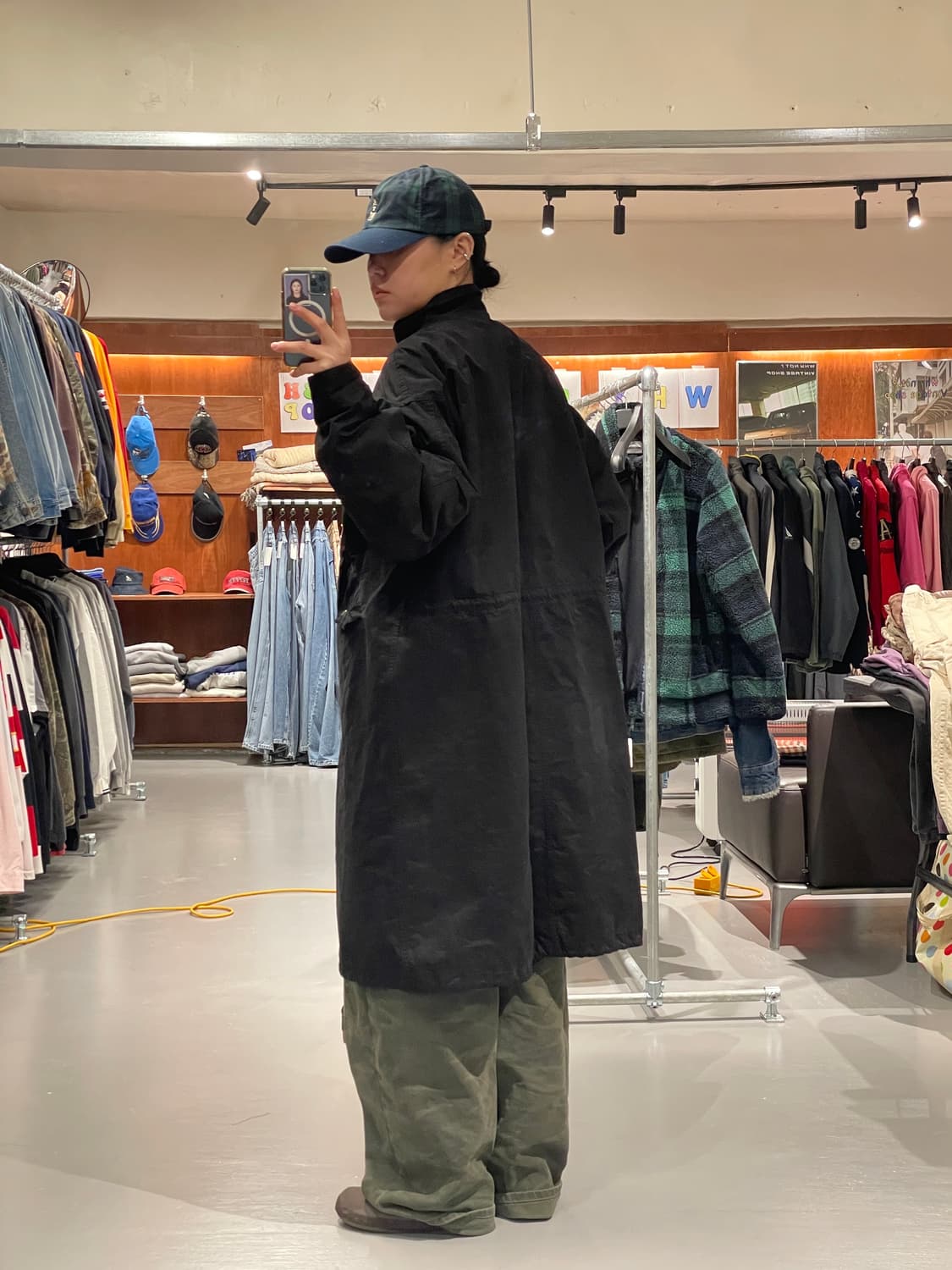 빈티지 피쉬테일 기모 야상    상품이미지5