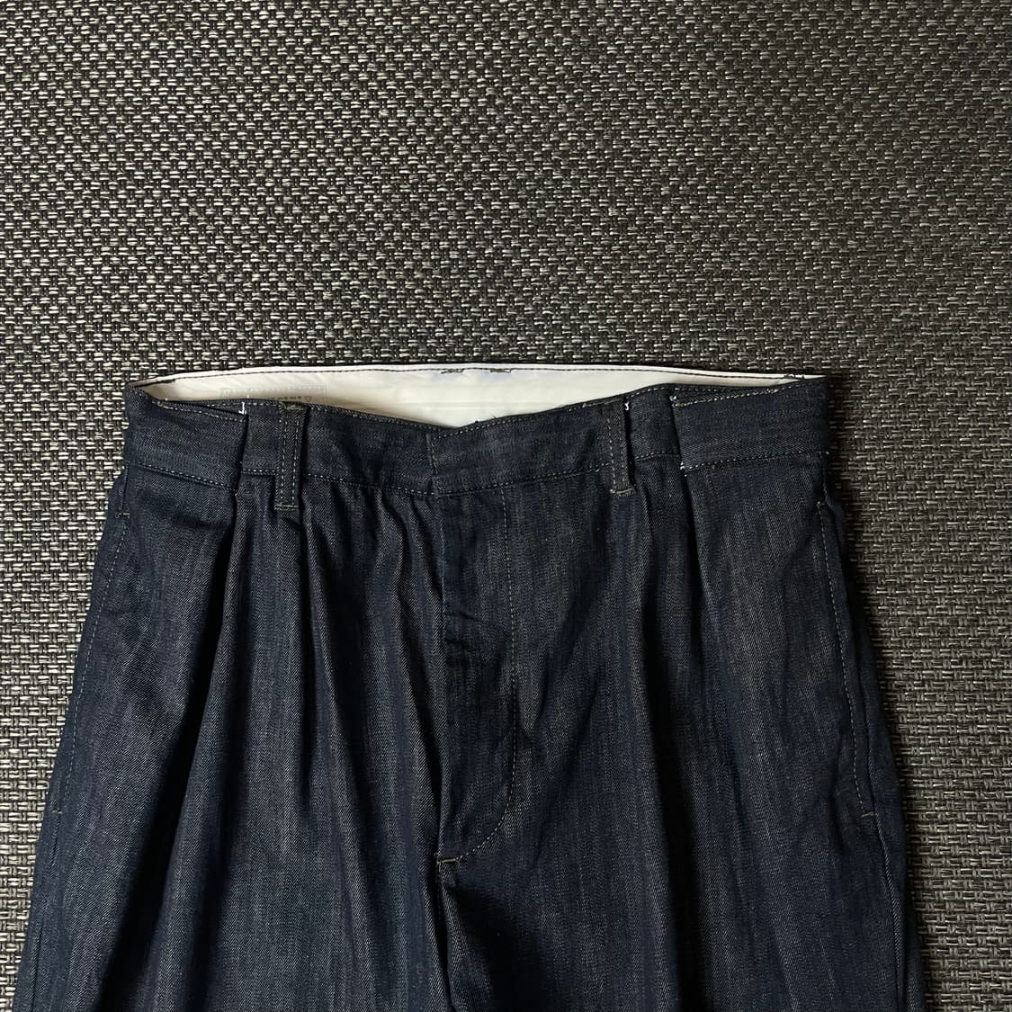 (34) 자라 진청 핀턱 와이드 데님 팬츠 상품이미지3