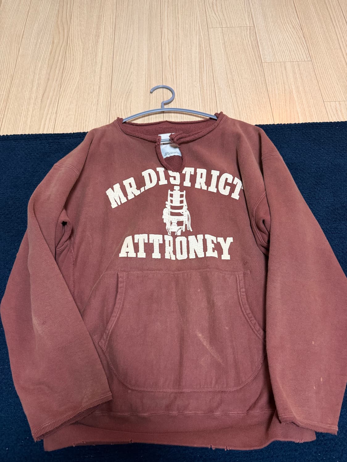 BOWWOW 바우와우 맨투맨 m 비즈빔 나나미카 rrl 오어슬로우 상품이미지1