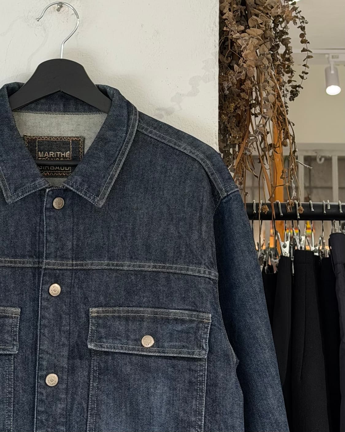 마리떼 프랑소와 저버 데님 스냅버튼 포켓 자켓 상품이미지3