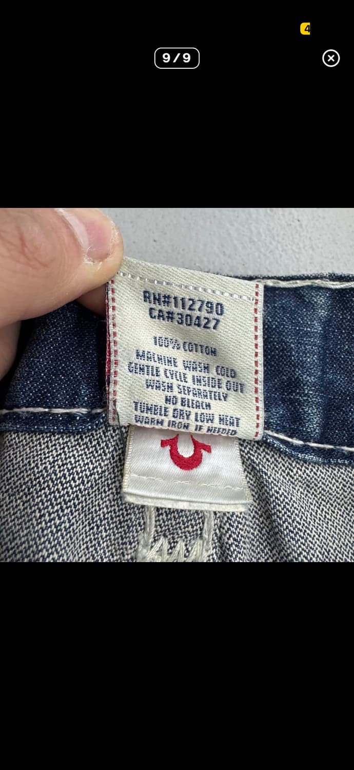 트루릴리전 부츠컷 데님팬츠 상품이미지8