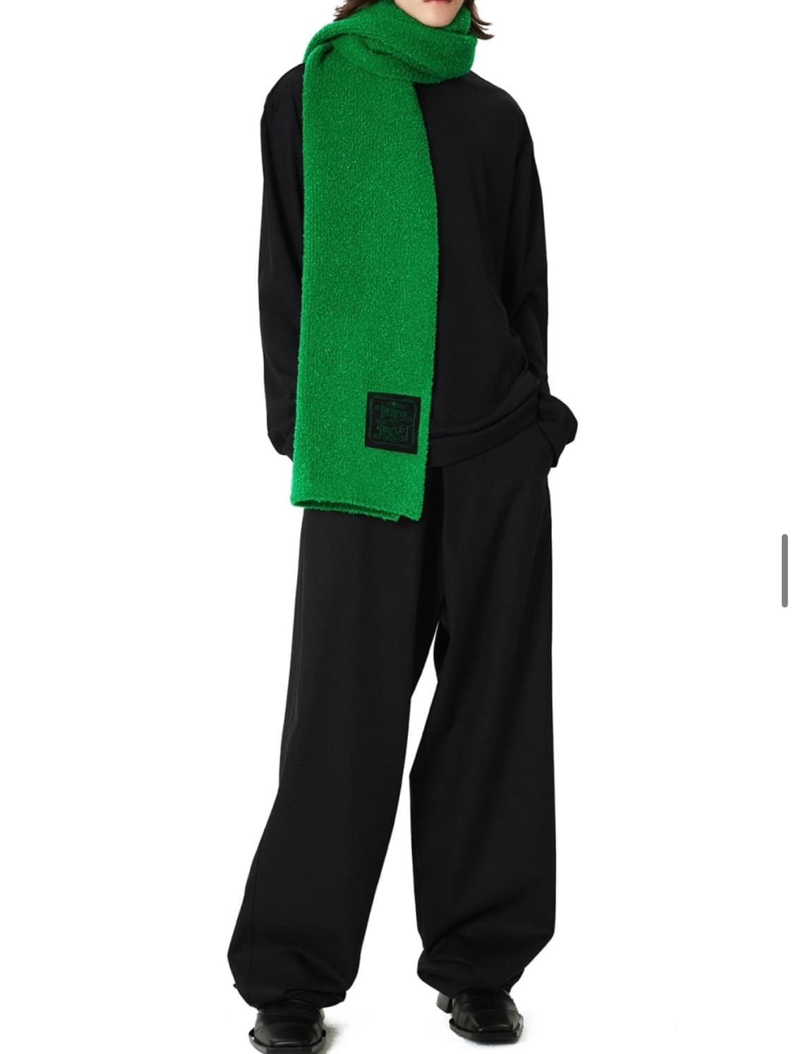 더 아이덴티티 프로젝트 울 머플러 자스민 컬러 새상품급 목도리 green 상품이미지4