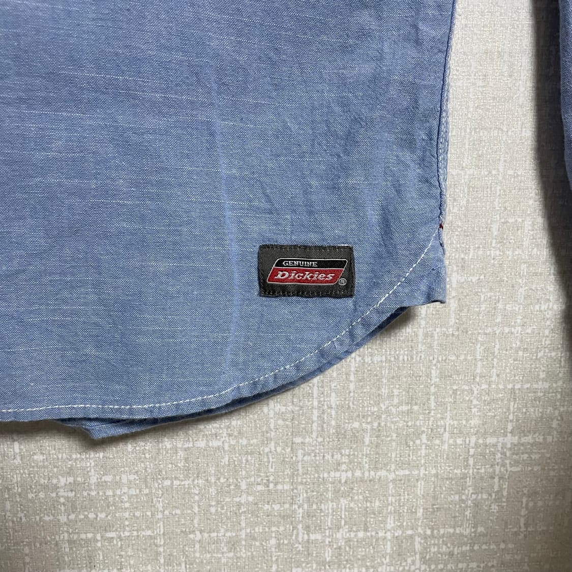 디키즈 샴브레이 워크 셔츠 / 라이트블루, XL 상품이미지6