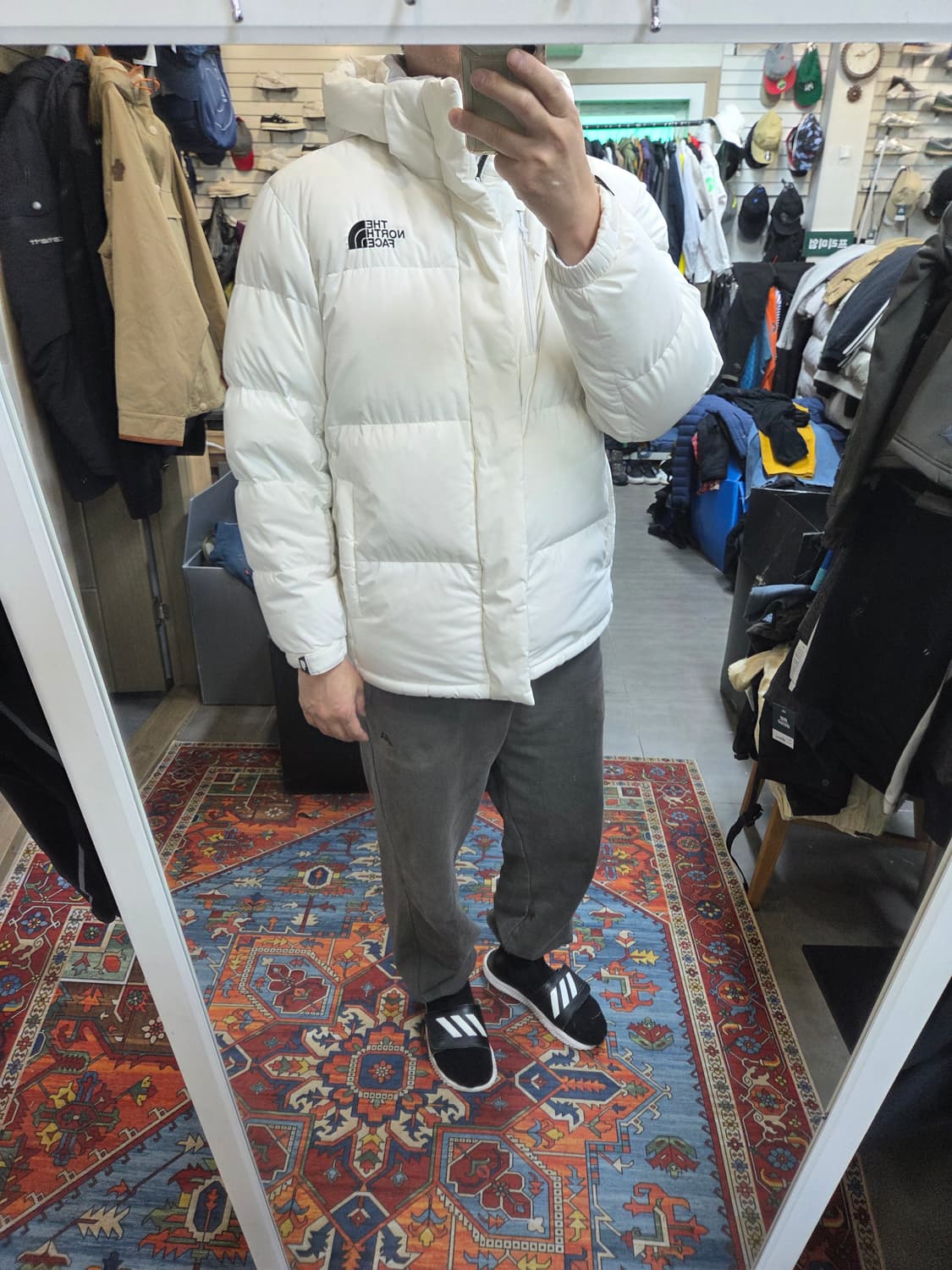 노스페이스 드라이벤트 에코 에어다운 패딩 xl 상품이미지7