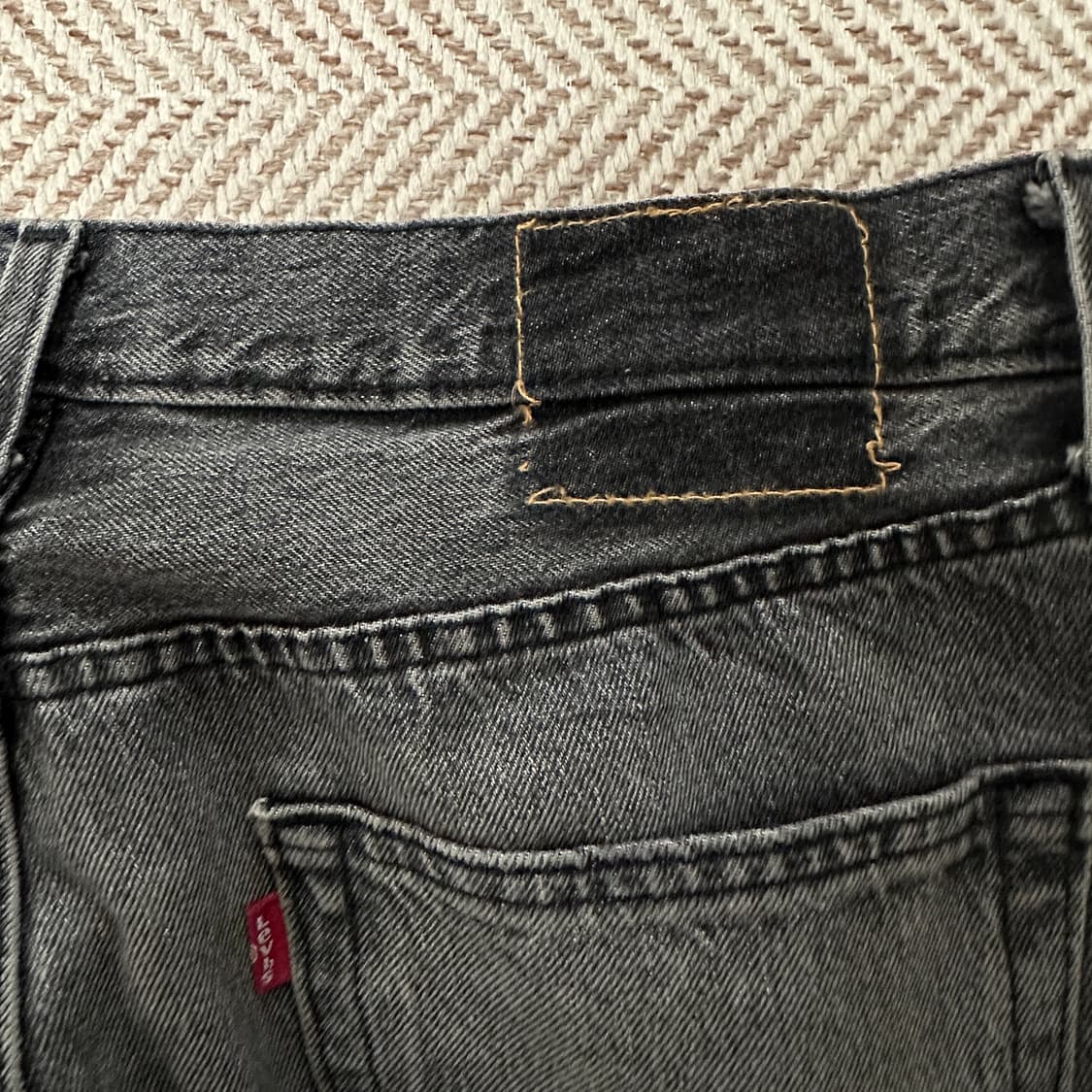 LEVI'S mexico made black jeans 상품이미지3