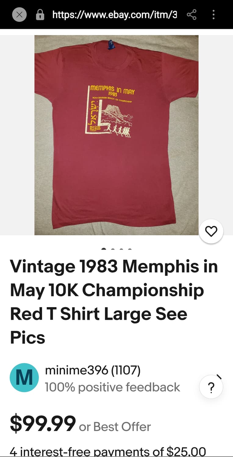 Vintage 80s USA 싱글스티치 티셔츠 S 상품이미지1