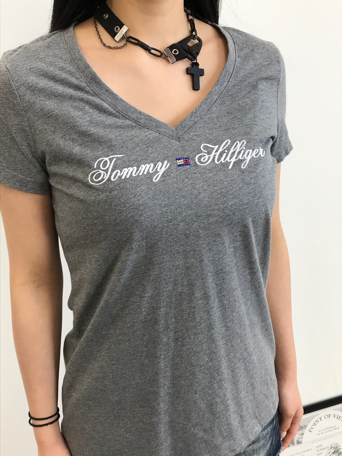 Tommy Hilfiger V-neck T-shirts 상품이미지3