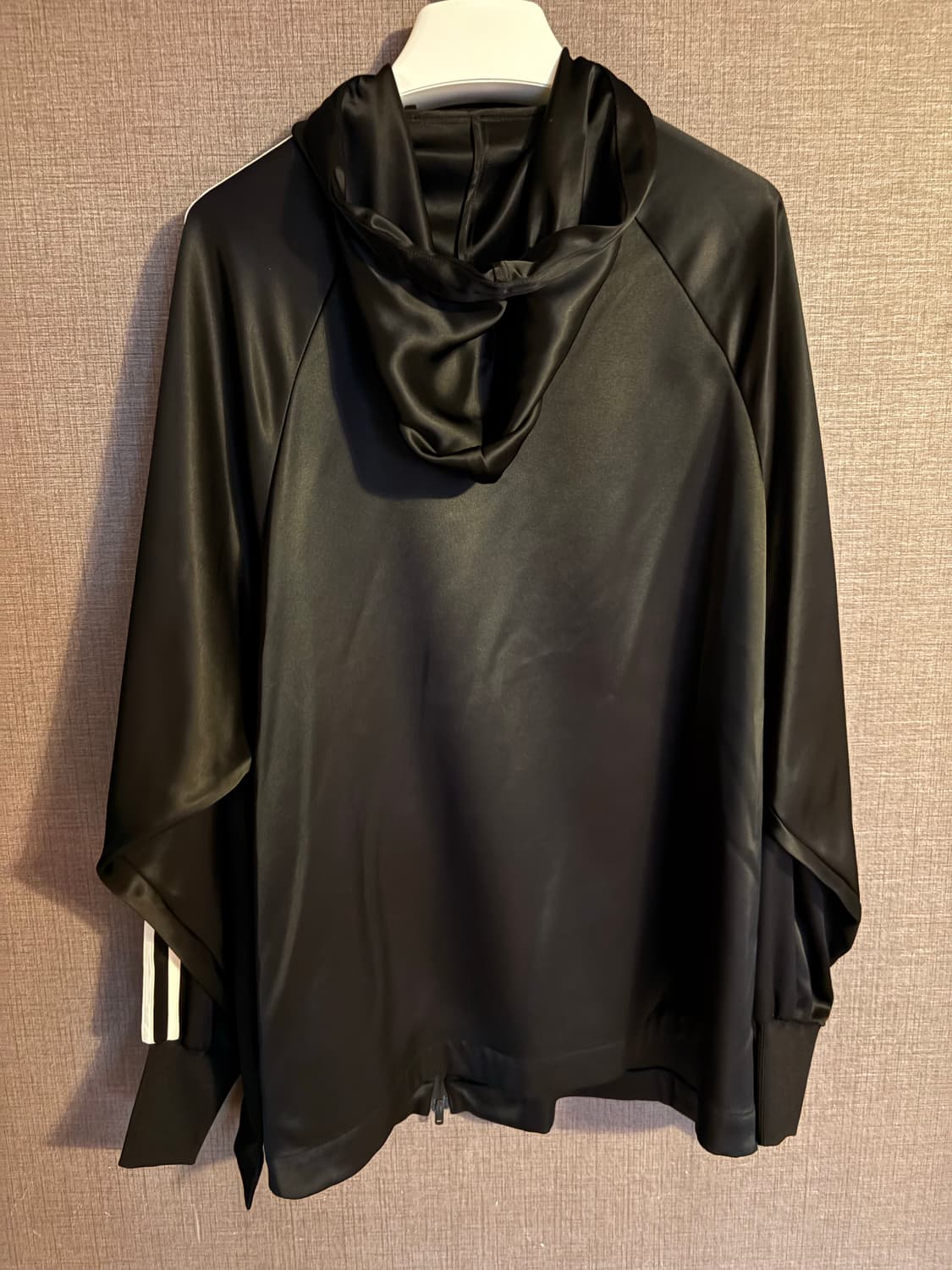 Y-3 3선 후드 집업 XS 블랙 상품이미지7