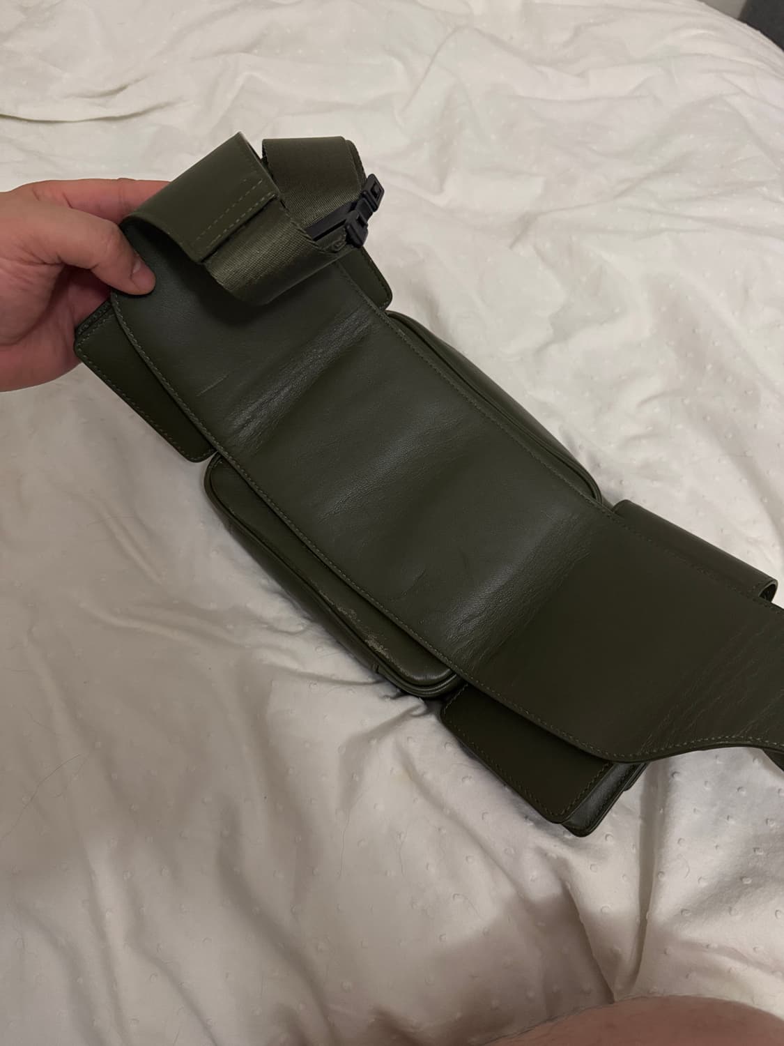 준지 모듈 가죽힙색 컬렉션라인 상품이미지6