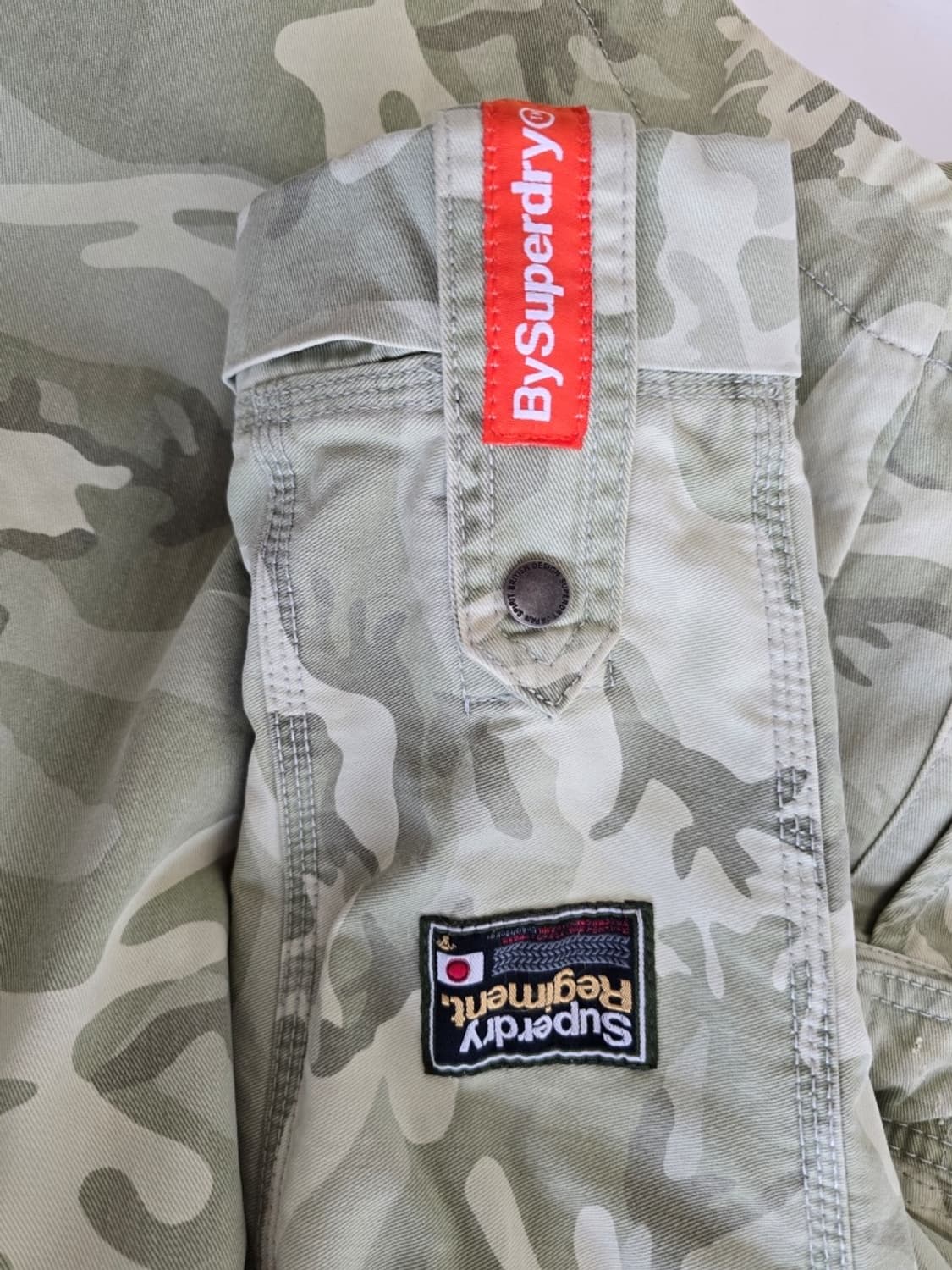 수퍼드라이 카모 밀리터리 자켓 XS 상품이미지4