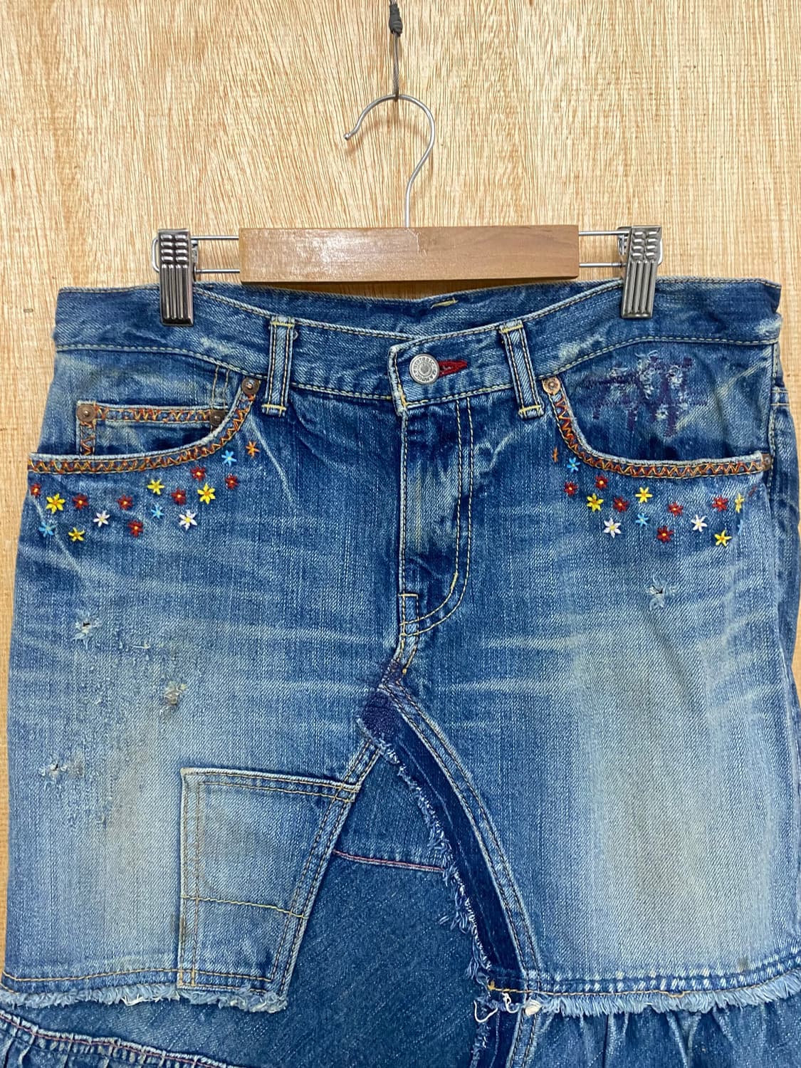 HYSTERIC GLAMOUR punk ruffle skirt 그런지 상품이미지5