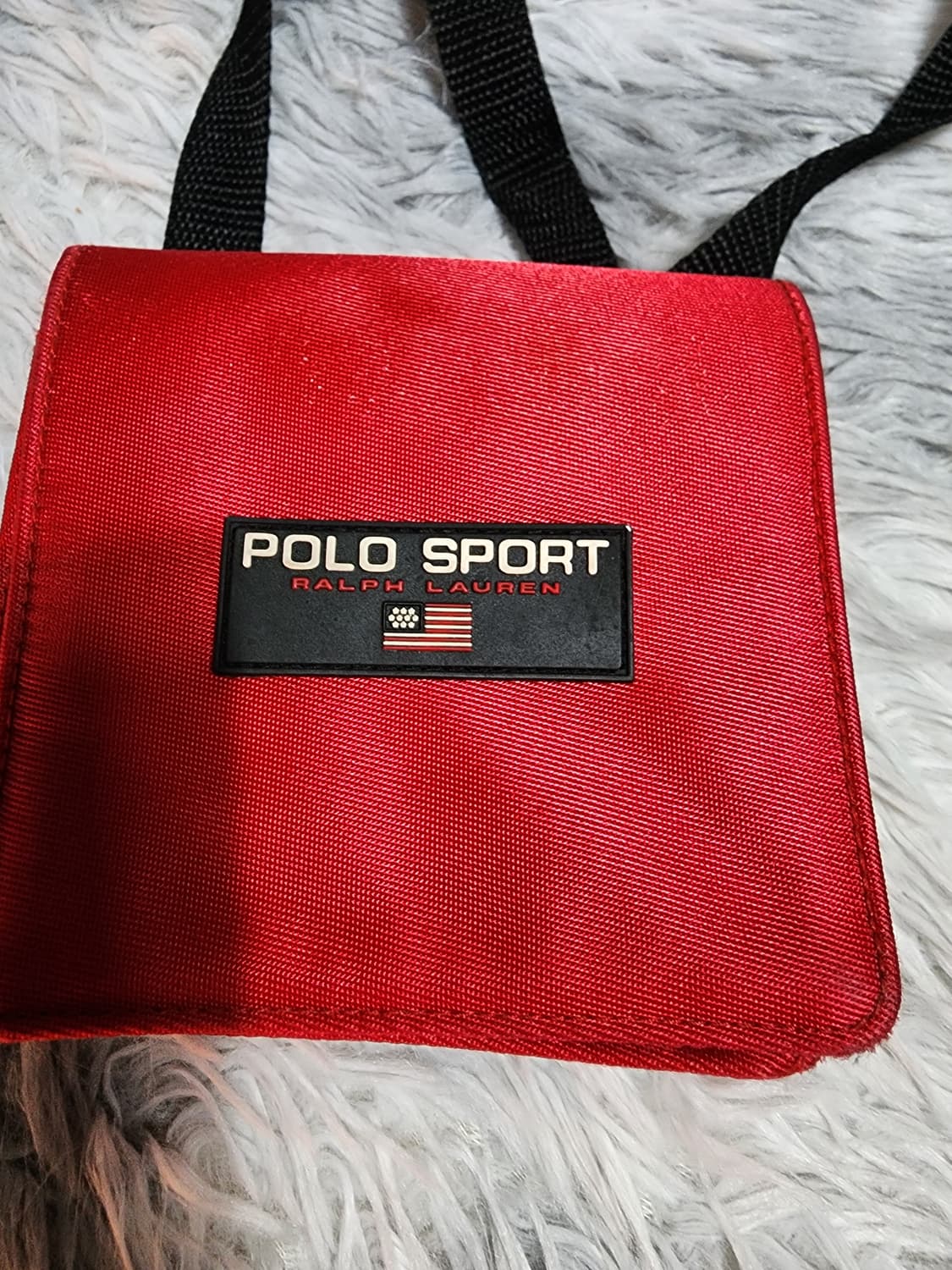 폴로 스포츠 레드 미니 크로스백 상품이미지1