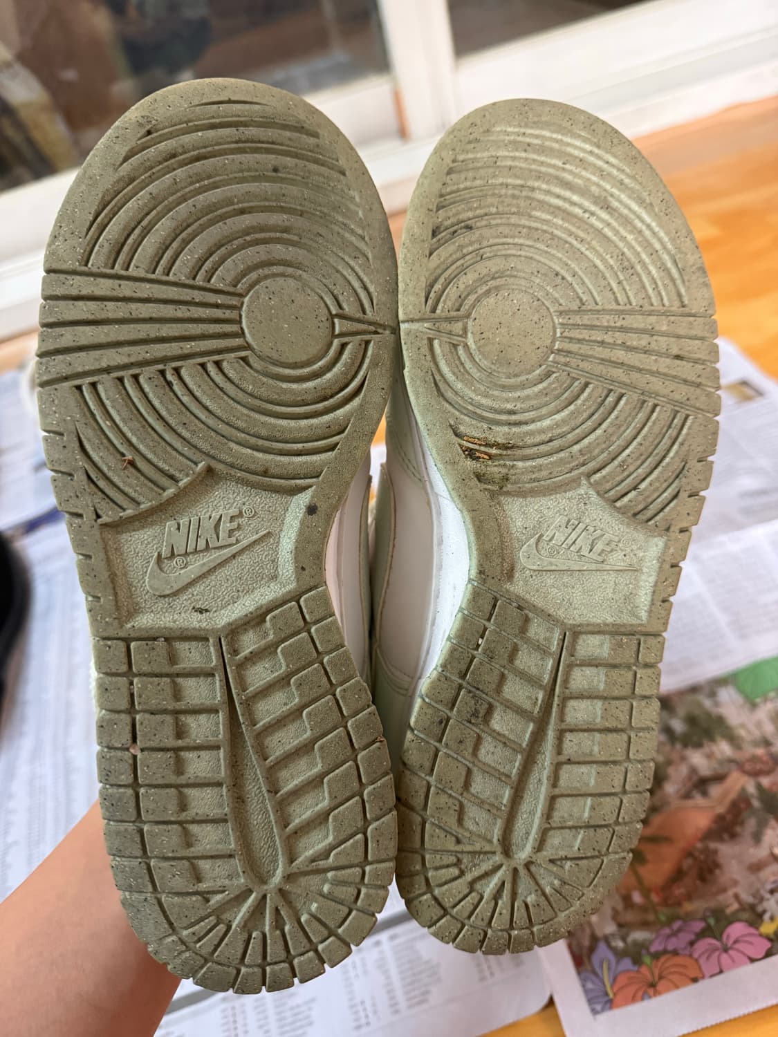 나이키 덩크로우 넥스트 네이쳐 베일리 그린 앤 화이트 255판매합니다! 상품이미지6