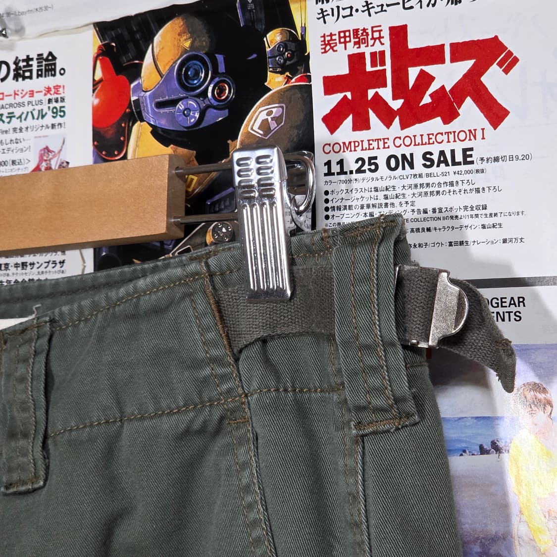 빈티지 밀리터리 멀티포켓 카키 카고팬츠 상품이미지7