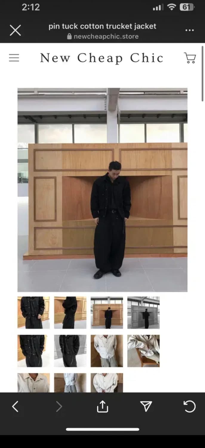 뉴치프시크 블랙자켓 상품이미지2