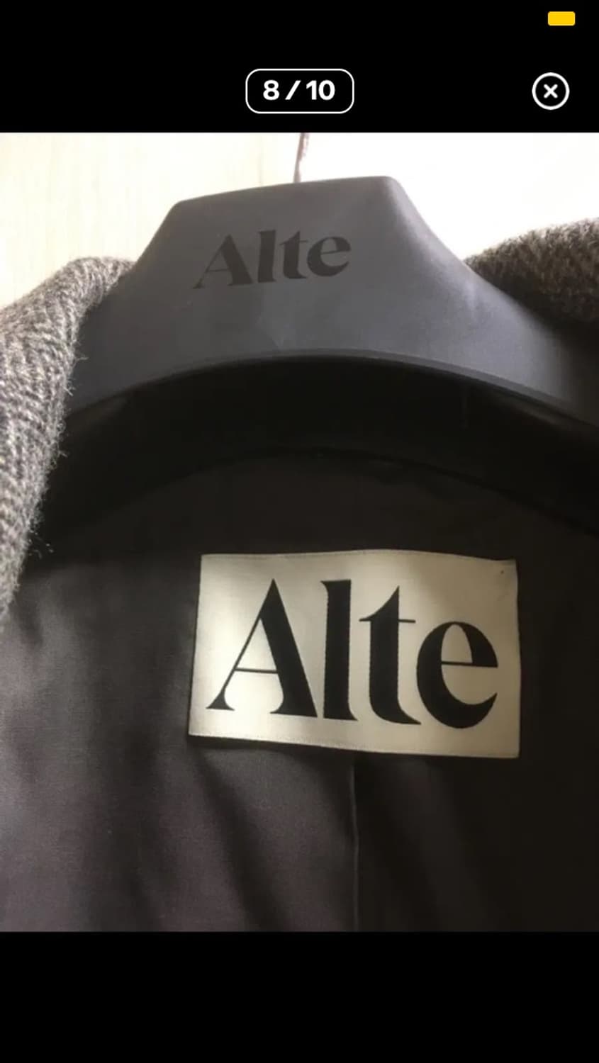 알테 울 헤링본 롱코트 상품이미지8