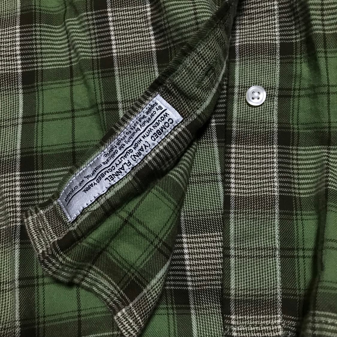 재팬 니코앤드 유틸리티 와이어 카라 체크셔츠 레귤러오버핏 상품이미지4