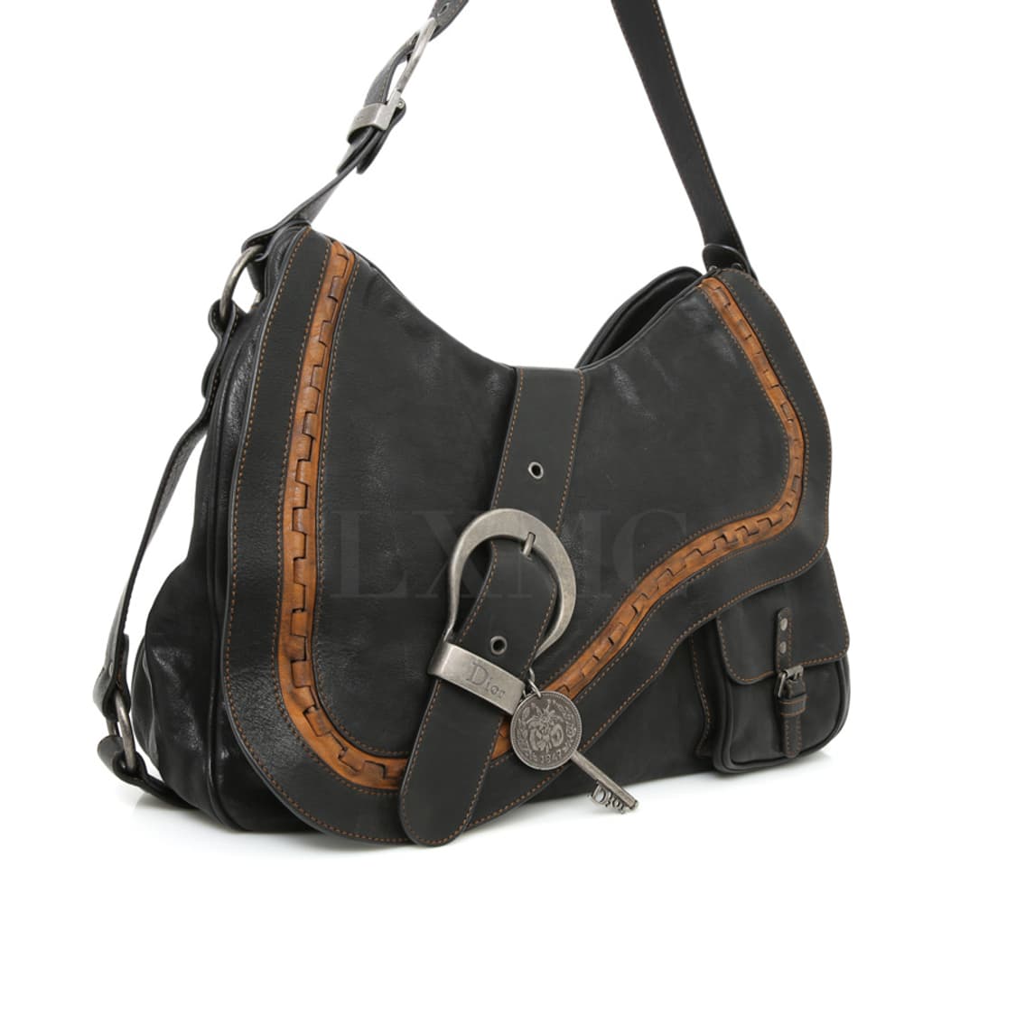 디올 빈티지 더블 가우초 새들 숄더백 가우쵸 라지 상품이미지3