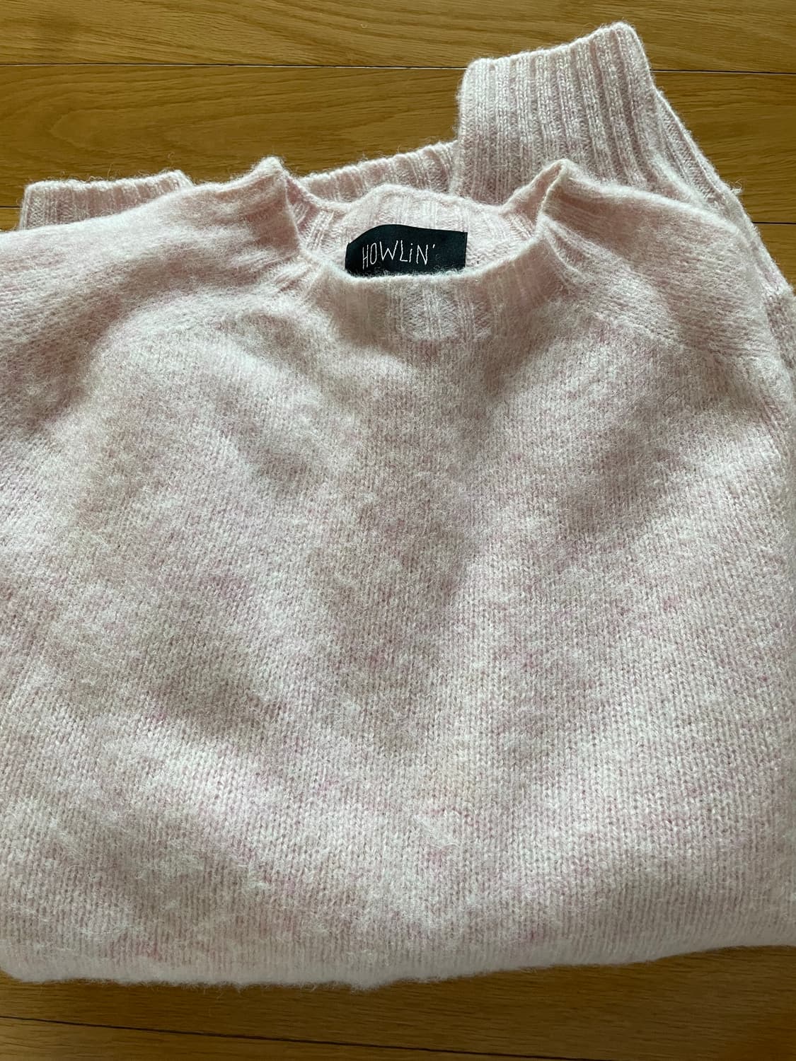 Howlin' 핑크 울 니트 L사이즈 상품이미지2