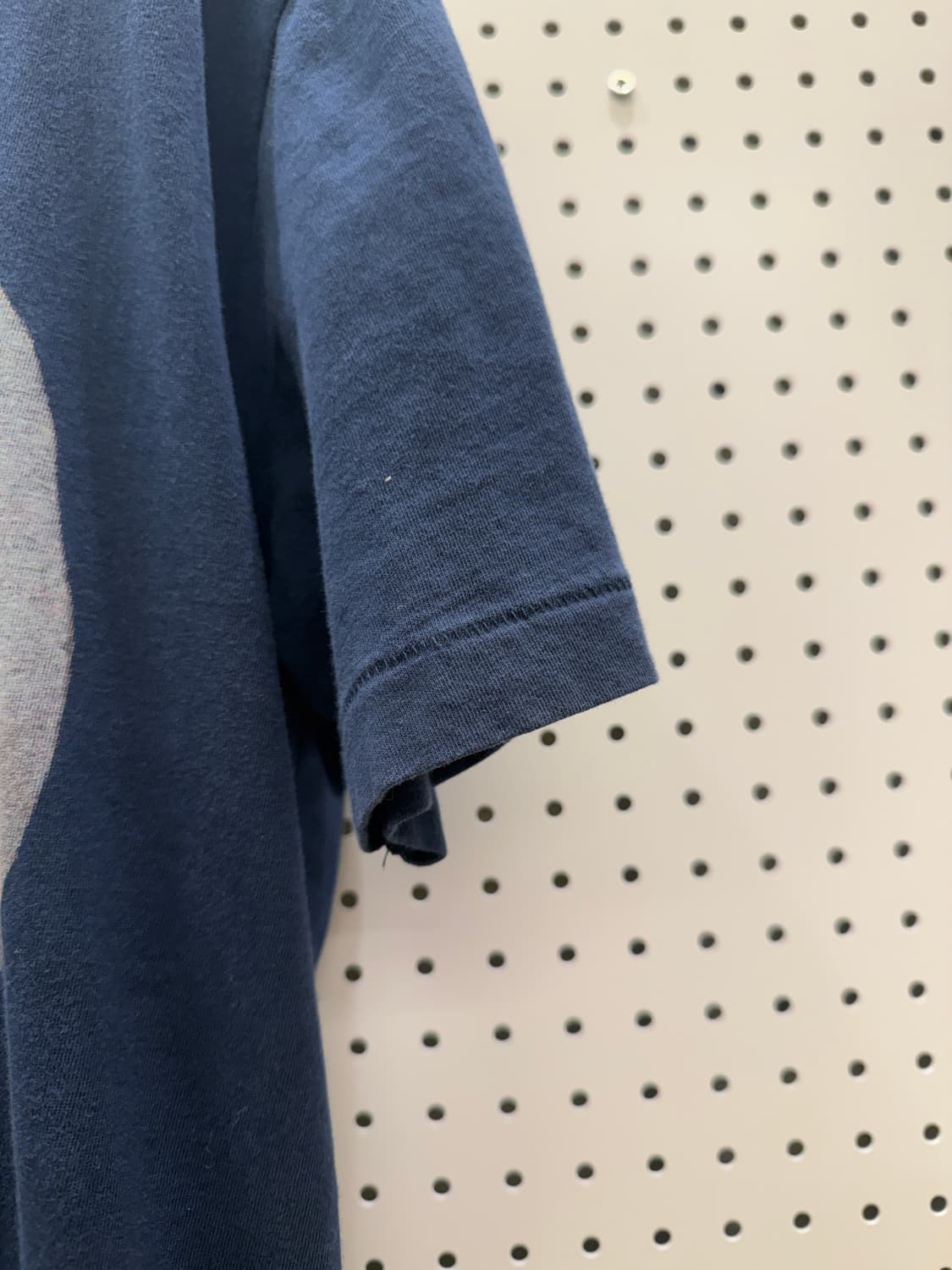 디젤 스컬 프린트 반팔 티셔츠 네이비 U407 상품이미지3