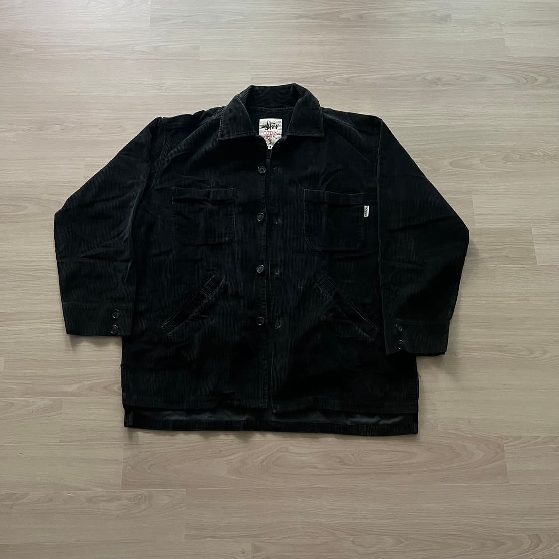 [L] 90s 빈티지 올드 스투시 코듀로이 셔츠자켓 상품이미지1