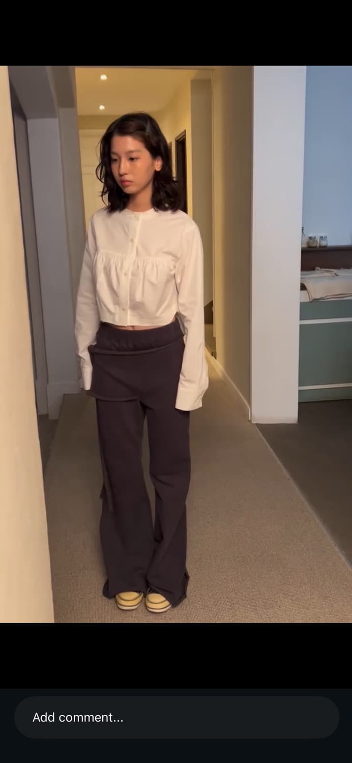 로레일즈 레이어드 부츠컷 팬츠 layered boot-cut pants 상품이미지1