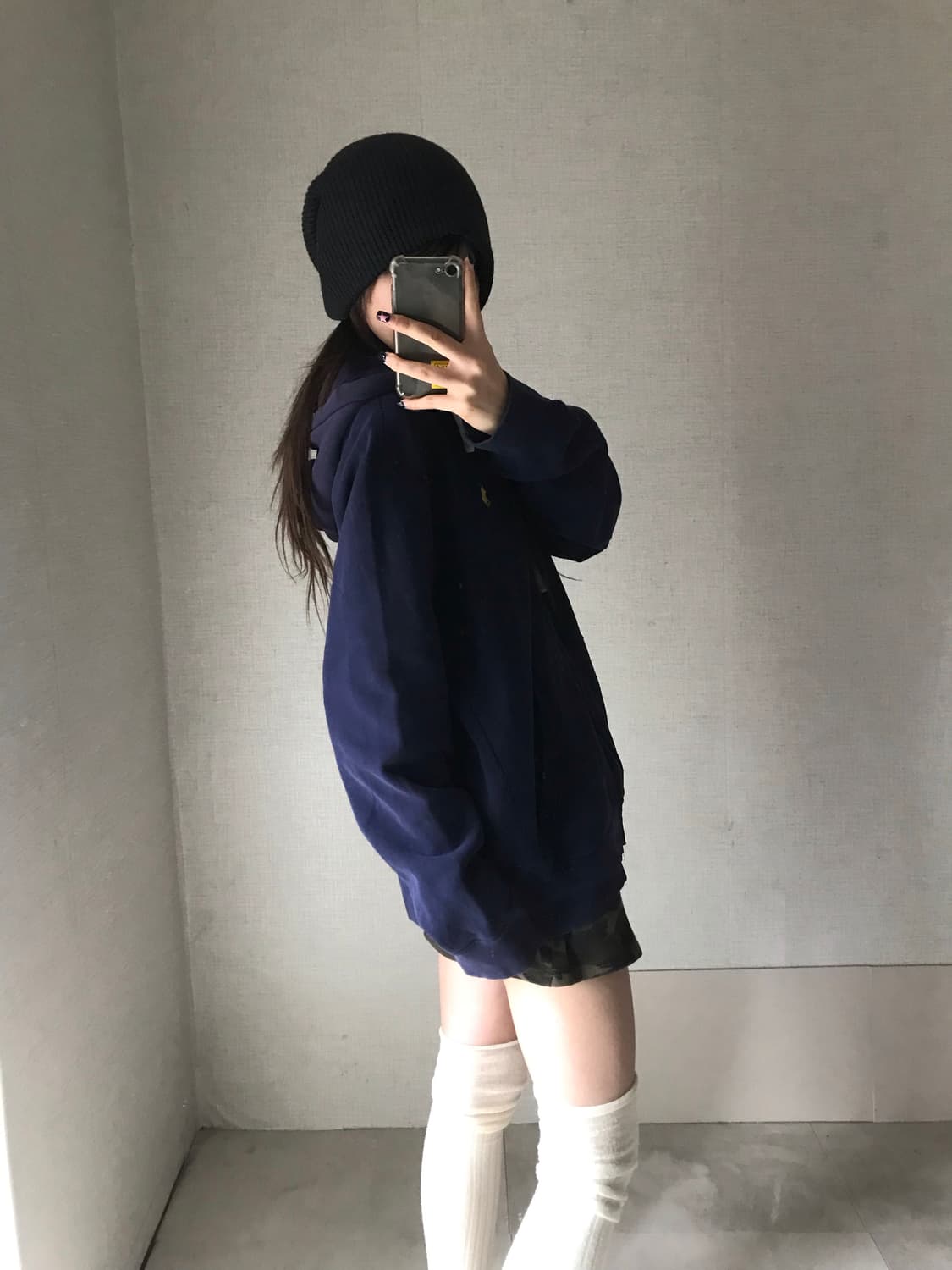 폴로 네이비 후드집업 상품이미지5