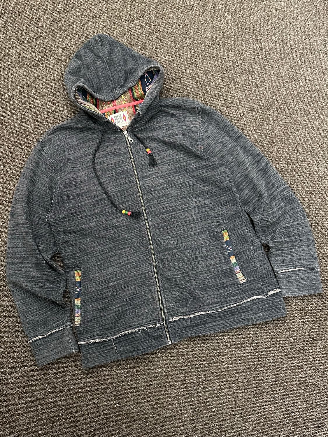 XL)파워투더피플 빈티지 인디언 후드집업 상품이미지3