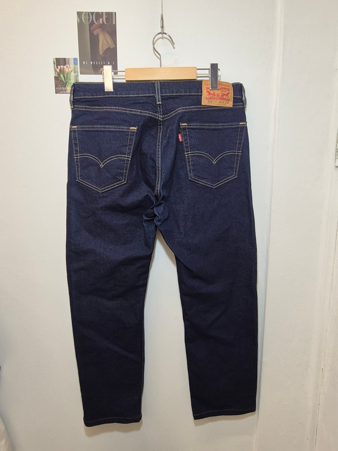리바이스 505 프리미엄 데님 팬츠입니다
W34 L32 사이즈 상품이미지3