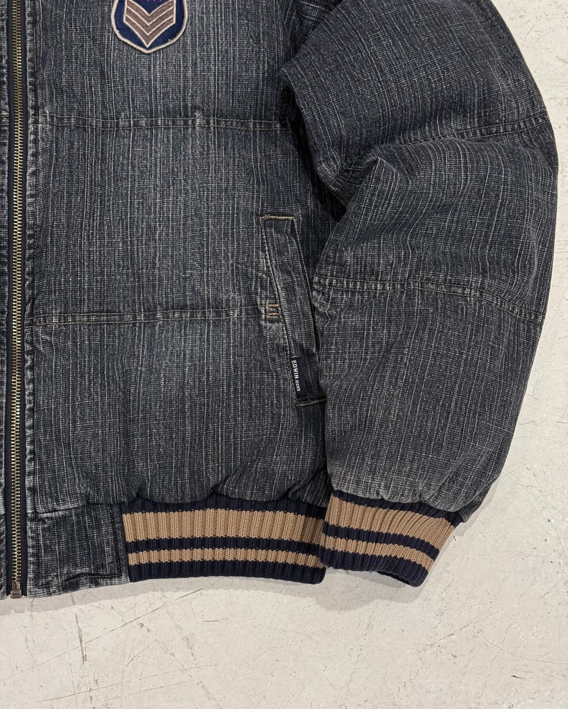 EDWIN 여성 데님 쉐르파 점퍼 상품이미지3