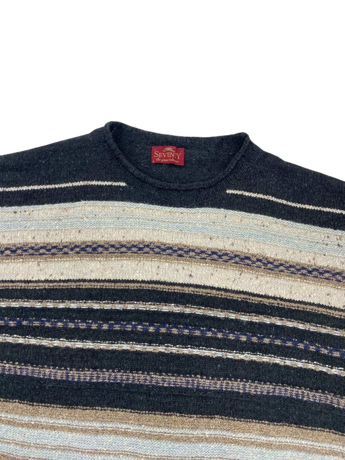 세븐티 롤넥 니트 스웨터 상품이미지4