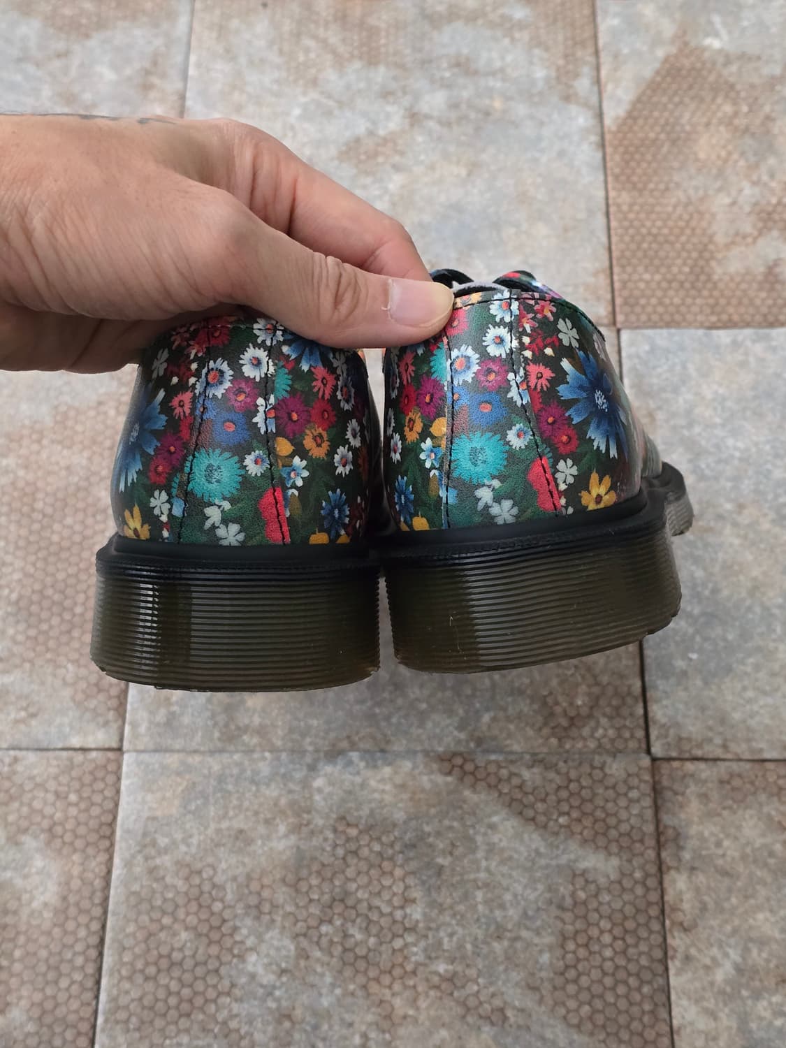 (230)닥터마틴 1461 플라워 3홀 구두 상품이미지8